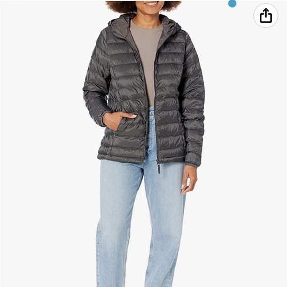 Lightweight Long-Sleeve Full-Zip Water-Resistant Packable Hooded Puffer Jacket - Picture 4 of 4